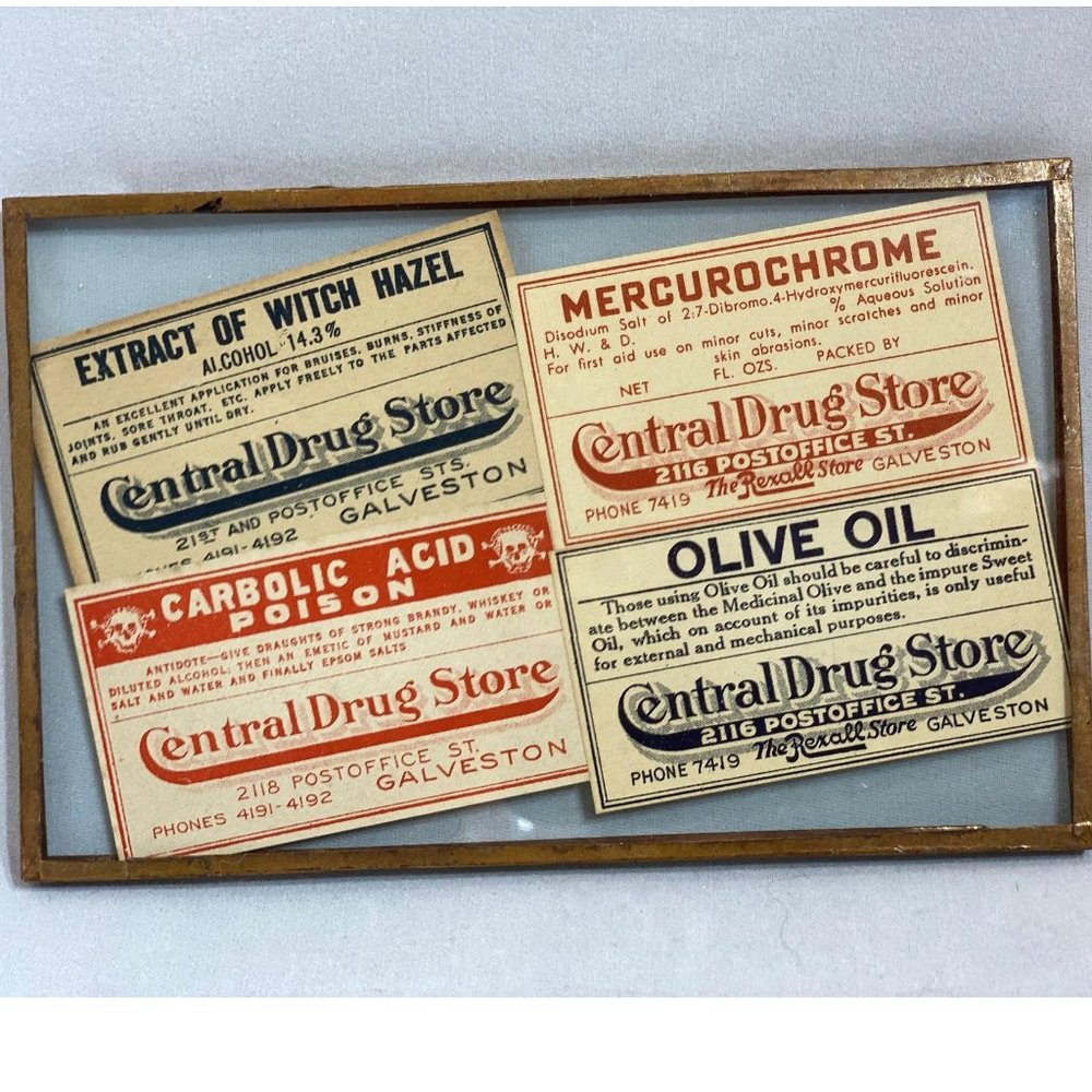 ▫️Vintage Apothecary Medicine Label Wall Art